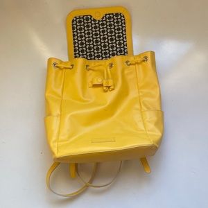Yellow Vera Bradley small backpack
